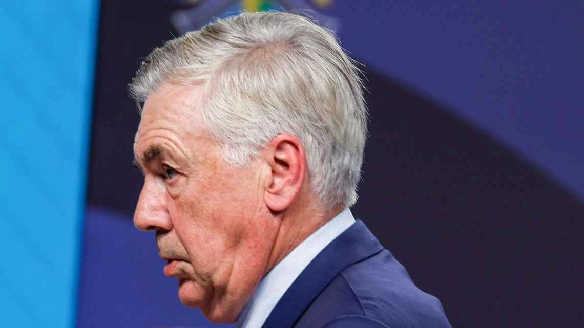 Carlo Ancelotti, técnico da Seleçao Brasileira de Futebol.