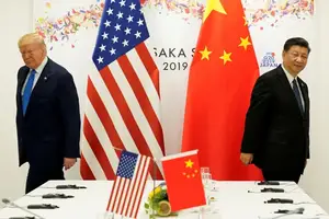 Donald Trump, presidente dos Estados Unidos, e Xi Jinping, presidente da China (Foto: Reprodução | Reuters)