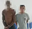 PM prende dois homens por tráfico de drogas e porte ilegal de arma de arma de fogo