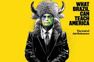 Ex-presidente Jair Bolsonaro na capa da revista “The Economist” (Foto: Reprodução | The Economist)