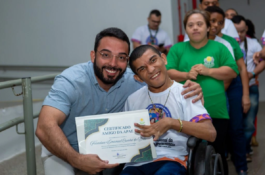 Francisco Emanuel Cunha de Brito participou do 1º Colóquio APAE de Parnaíba