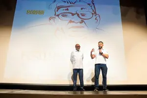 Francisco Pelé e Rodrigo Amorim (Foto: Reprodução)
