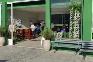 Funerária em Parnaíba (Foto: Felipe Cruz)
