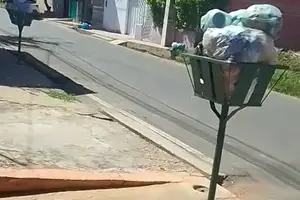 Lixo na cidade (Foto: Reprodução)