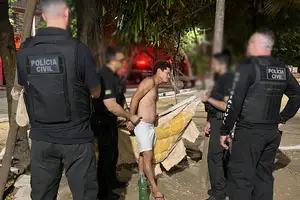O suspeito, identificado como Francisco Alves Silva Júnior, de 37 anos (Foto: DEOP)