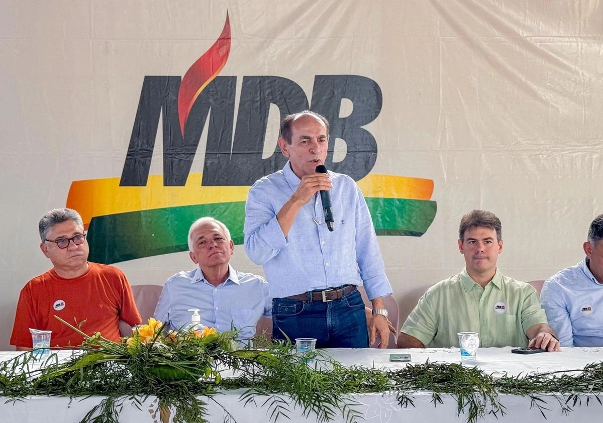 Parte dos Líderes do MDB do Piauí conversam com o Governador Rafael Fonteles