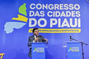 Rafael Fonteles no Congresso das Cidades do Piauí (Foto: Gabriel Paulino)