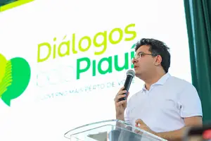 Rafael Fonteles no Diálogos pelo Piauí edição Uruçuí (Foto: Louany Naira)