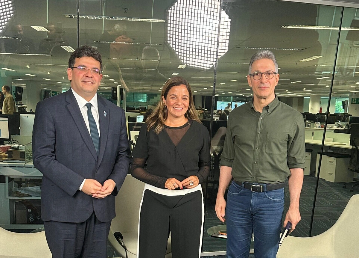 Rafael Fonteles participa do Diálogos O Globo que teve também a participação de Romeu Zema Governador de Minas Gerais