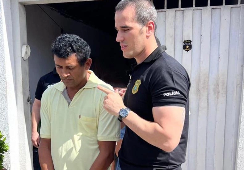 Raimundo Nonato da Conceição Morais e o delegado Zanatta