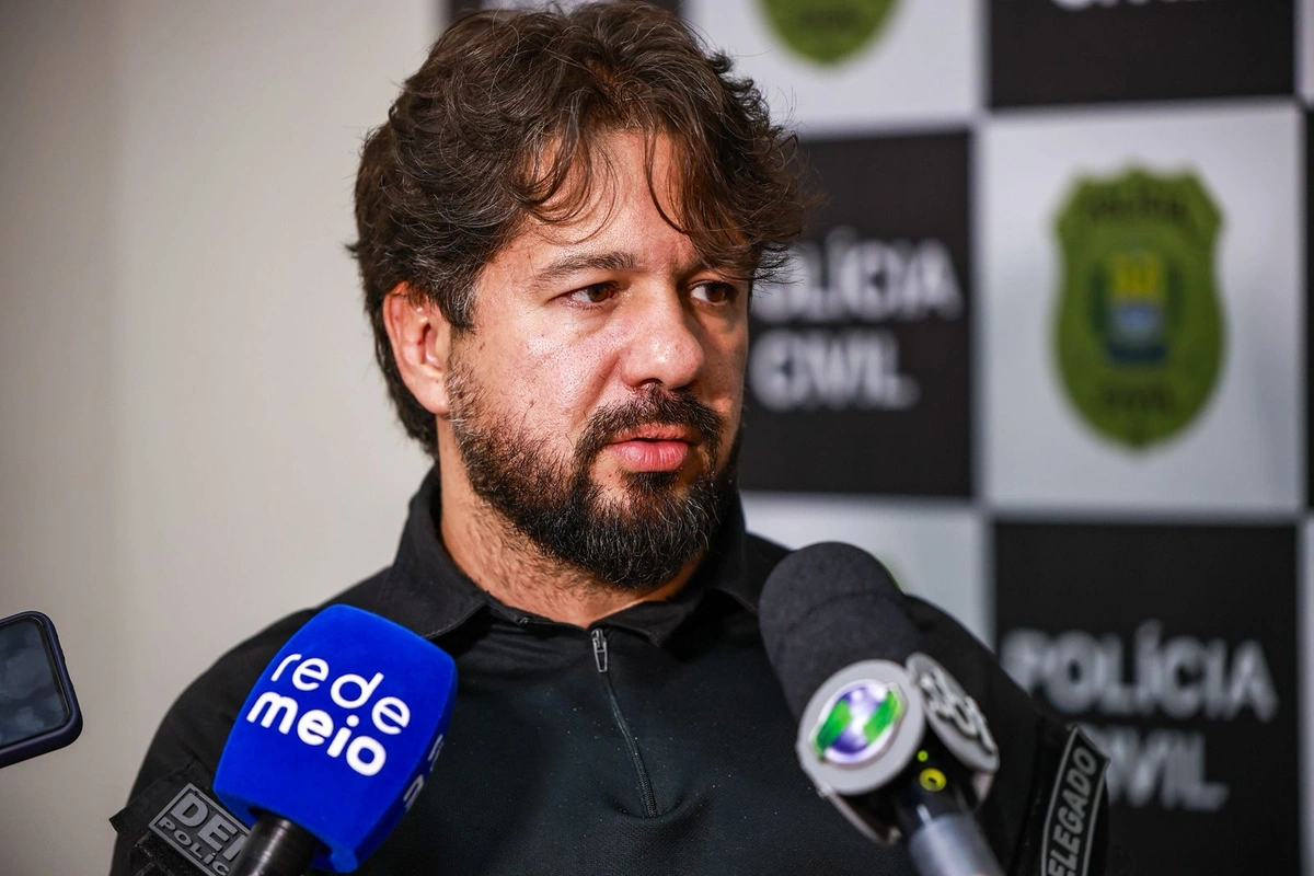 Samuel Silveira em coletiva