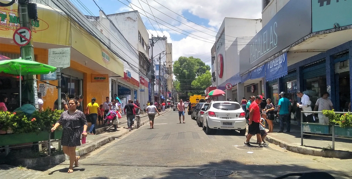 Um dos pontos do Centro de Teresina