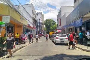 Um dos pontos do Centro de Teresina (Foto: Reprodução)