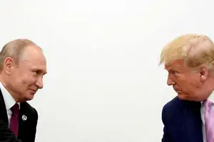 Vladimir Putin, presidente da Rússia, e Donald Trump, presidente dos Estados Unidos (Foto: Reprodução | REUTERS/KEVIN LAMARQUE)