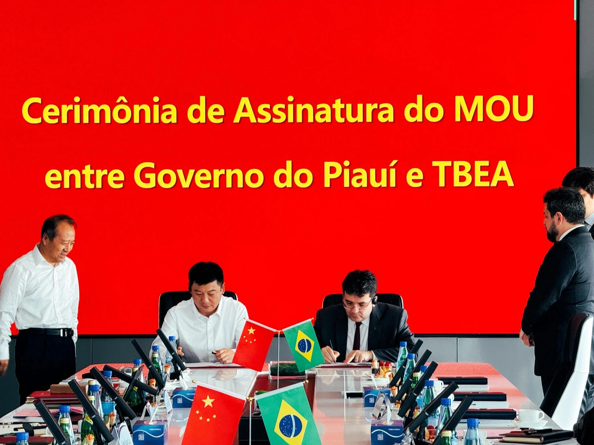 Assinatura de memorando de entendimento com a empresa chinesa TBEA Group