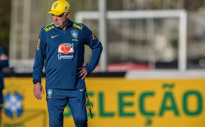 Carlo Ancelotti, técnico da Seleção Brasileira de futebol