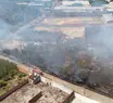 Incêndio atinge residências e terrenos no bairro Recanto das Palmeiras