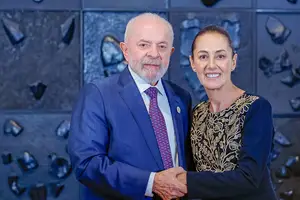 Lula e Claudia Sheinbaum (Foto: Ricardo Stuckert / PR)