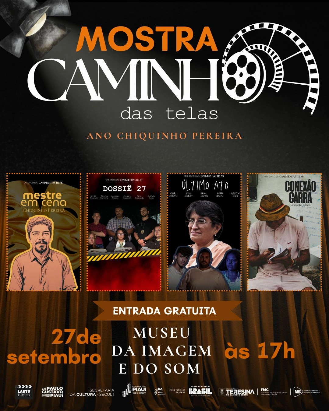 Mostra Caminho das Telas leva cinema independente do Piauí ao MIS Teresina