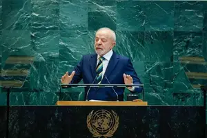 O presidente brasileiro foi o primeiro a discursar na 80ª Assembleia Geral das Nações Unidas nesta terça-feira (23/9) (Foto: Ricardo Stuckert / PR)