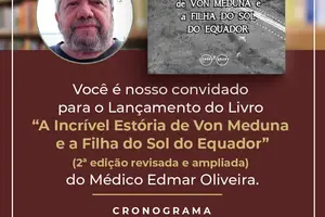 Obra “A Incrível Estória de Von Meduna e a Filha do Sol do Equador” ganha nova edição revisada e ampliada (Foto: Divulgação)