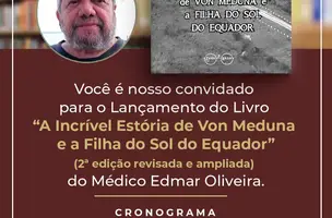 Obra “A Incrível Estória de Von Meduna e a Filha do Sol do Equador” ganha nova edição revisada e ampliada (Foto: Divulgação)