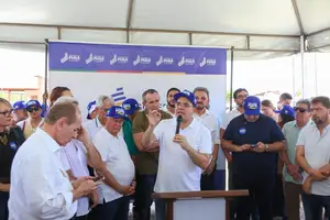 Obras inauguradas em Barras (Foto: Gabriel Torres)