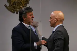 Os ministros do STF Luiz Fux e Alexandre de Moraes (Foto: Pedro Ladeira)