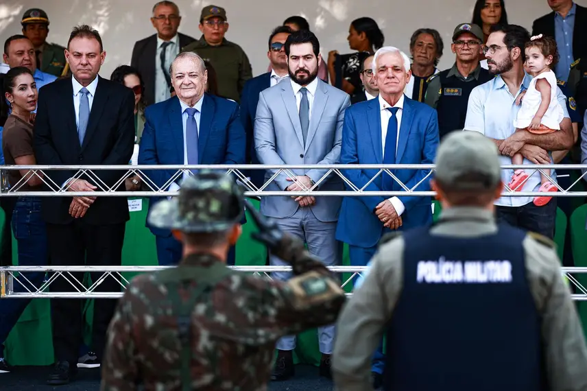Palanque das autoridades no desfile de 7 de Setembro