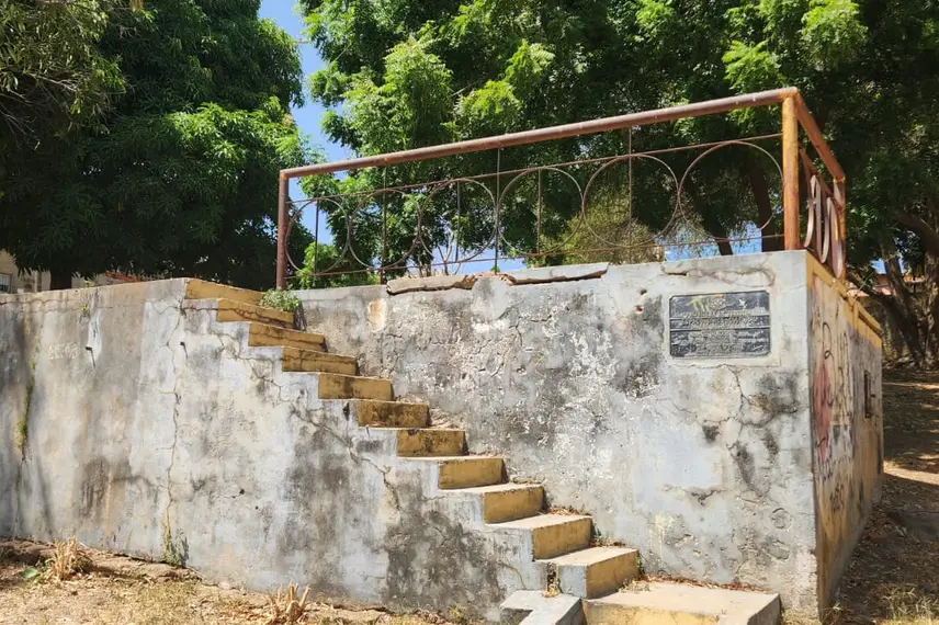 Palco da praça