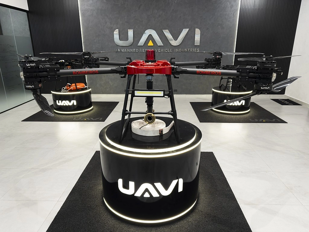 UAVI apresenta drone bombeiro UAVI100 e planeja expansão internacional