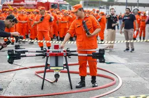 UAVI100 – Bombeiro, um drone de alta performance projetado para atuar em incêndios urbanos, industriais e florestais. (Foto: UAVI DRONE)