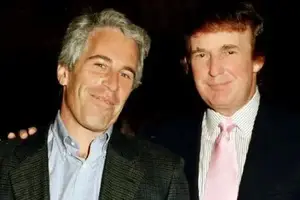 Jeffrey Epstein e Trump (Foto: Reprodução)