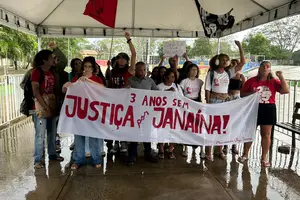 Manifestação por justiça (Foto: Reprodução)