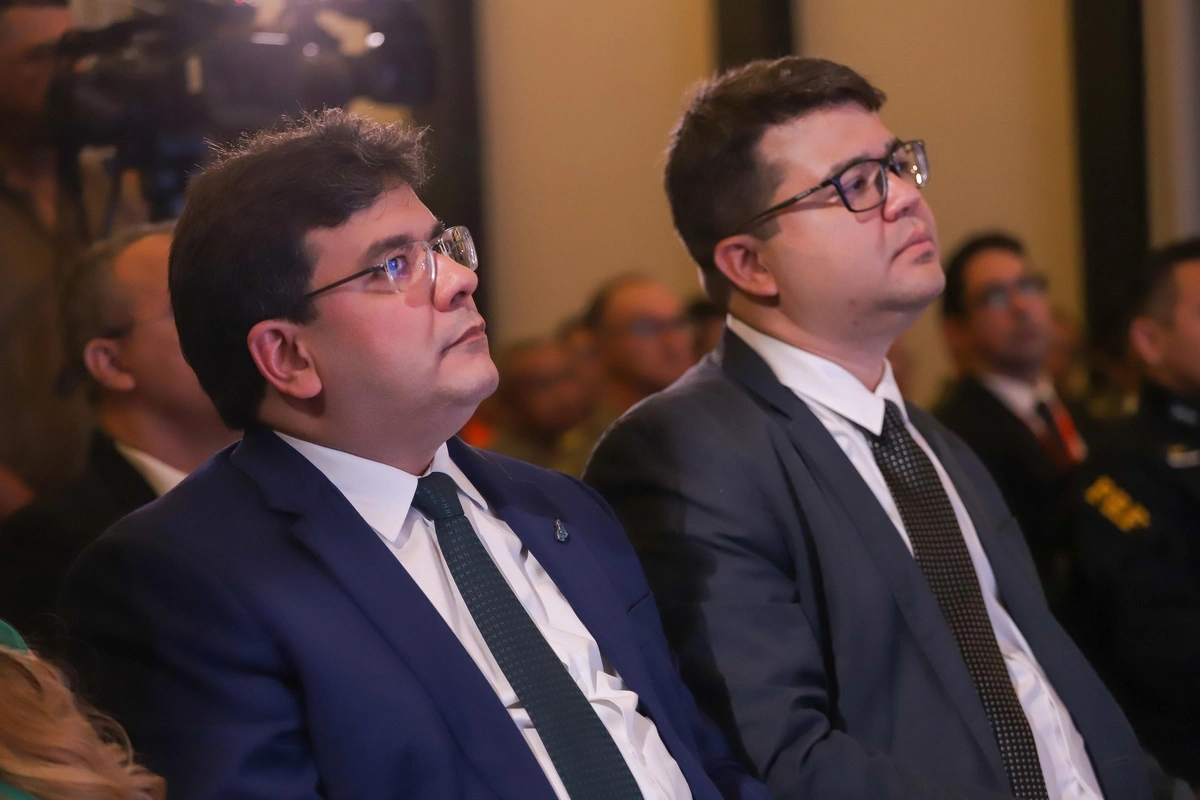 O governador do Piauí, Rafael Fonteles, e o secretário Chico Lucas