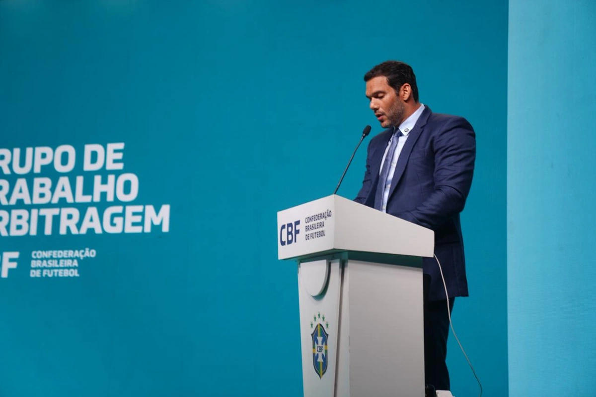 Presidente da CBF, Samir Xaud: novo rumo na arbitragem