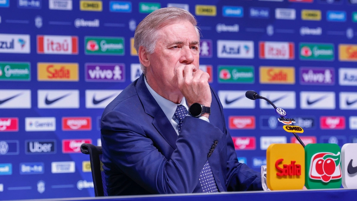 Carlo Ancelotti, técnico da Seleção Brasileira