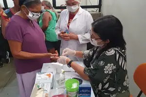 FMS realiza mutirão de diabetes na UBS Cristo Rei (Foto: Reprodução | Ascom FMS)