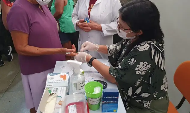 FMS promove mutirão para identificar e prevenir diabetes na UBS Cristo Rei