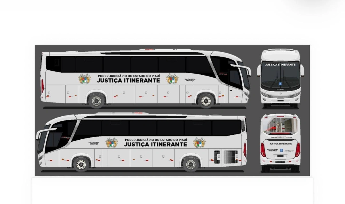 Nova unidade móvel do Programa Justiça Itinerante.