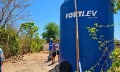 Águas do Piauí instala reservatório de 30 mil litros para reforçar abastecimento na zona rural de Teresina