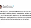 Governo do Piauí prepara isenção de IPVA para motoristas de aplicativo que vivem da direção
