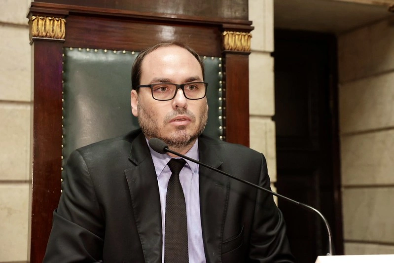 Carlos Bolsonaro, filho do ex-presidente Jair Bolsonaro (PL)