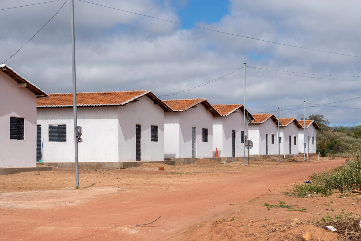 Casas construídas pelo Programa Minha Casa Minha Vida em parceria com o Governo do Estado do Piauí