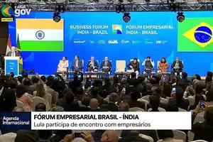 Fórum Empresarial Brasil-Índia impulsiona compromisso de expansão de negócios e inovação e Lula participa do encerramento do evento (Foto: Reprodução)