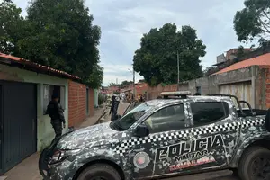 Luis Brito Lima, de 46 anos, foi morto na tarde desta sexta-feira (27) na rua Amparo, no Parque Universitário, zona Leste de Teresina (Foto: SSP-PI)