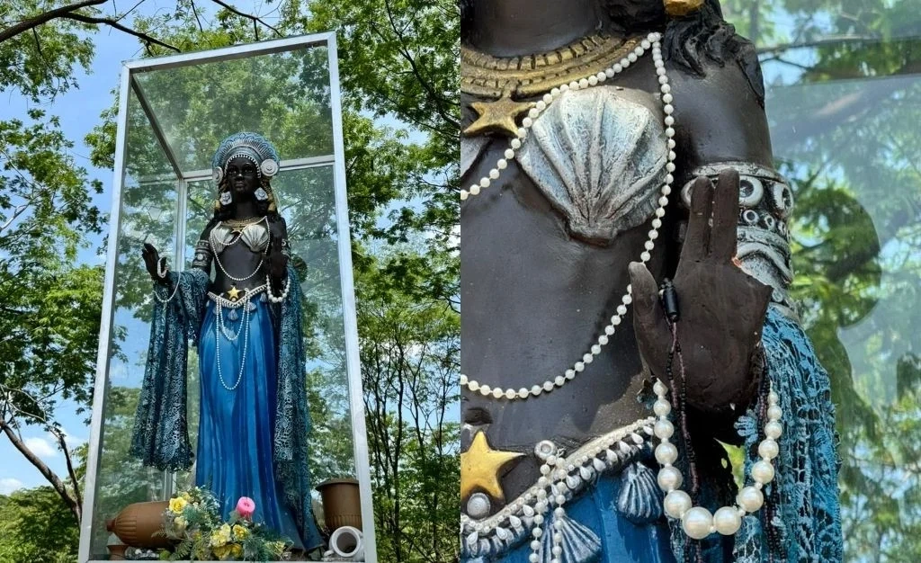 Monumento dedicado a Iemanjá em Teresina é alvo de vandalismo; comunidade religiosa repudia o ataque