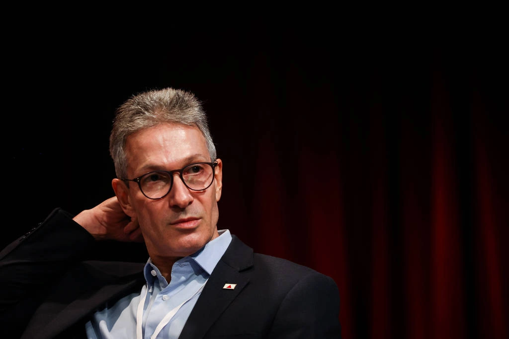 O governador de Minas Gerais, Romeu Zema (Novo), durante evento em São Paulo