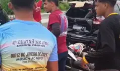 Policial fica ferido após colisão entre moto e carro na Zona Sul de Teresina