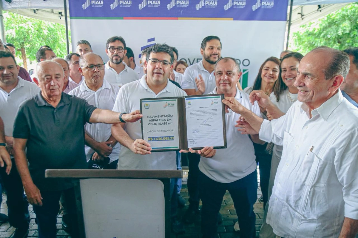 Rafael Fonteles inaugura pavimentação, entrega mudas e anuncia novos investimentos em Jardim do Mulato